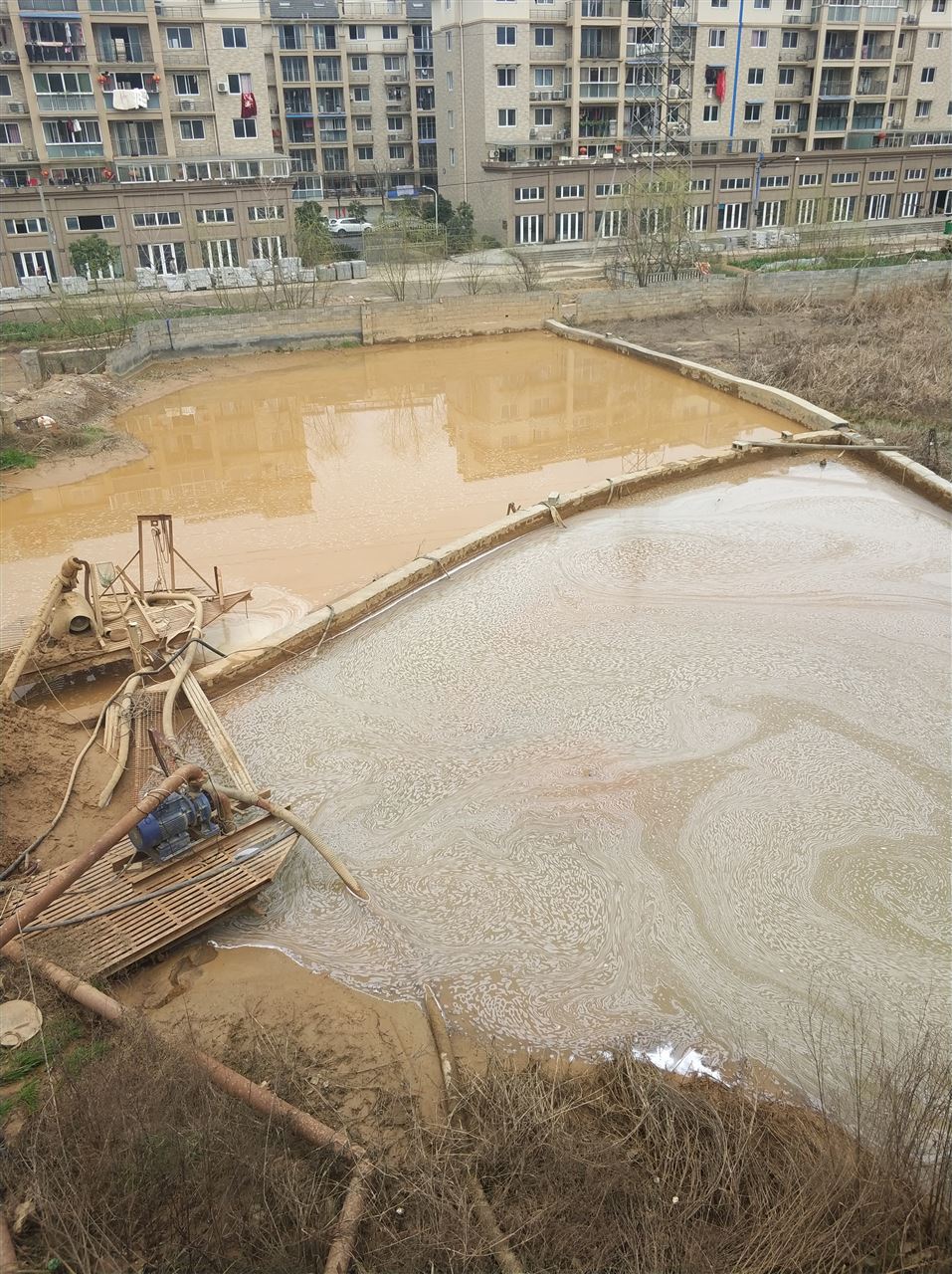 石碌镇沉淀池淤泥清理-厂区废水池淤泥清淤